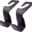 Gancho para bolso cuero asiento trasero coche 2uds negro rojo