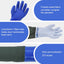 Guantes químicos impermeables reutilizables 28pulg