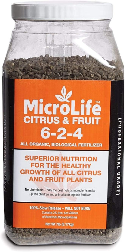 Fertilizante orgánico granular 7lb para cítricos y frutas