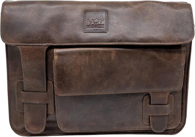 Maleta de cuero para hombre profesional para oficina y viaje
