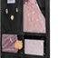 Bolsa traje baile 40" negra 3 bolsillos transparentes