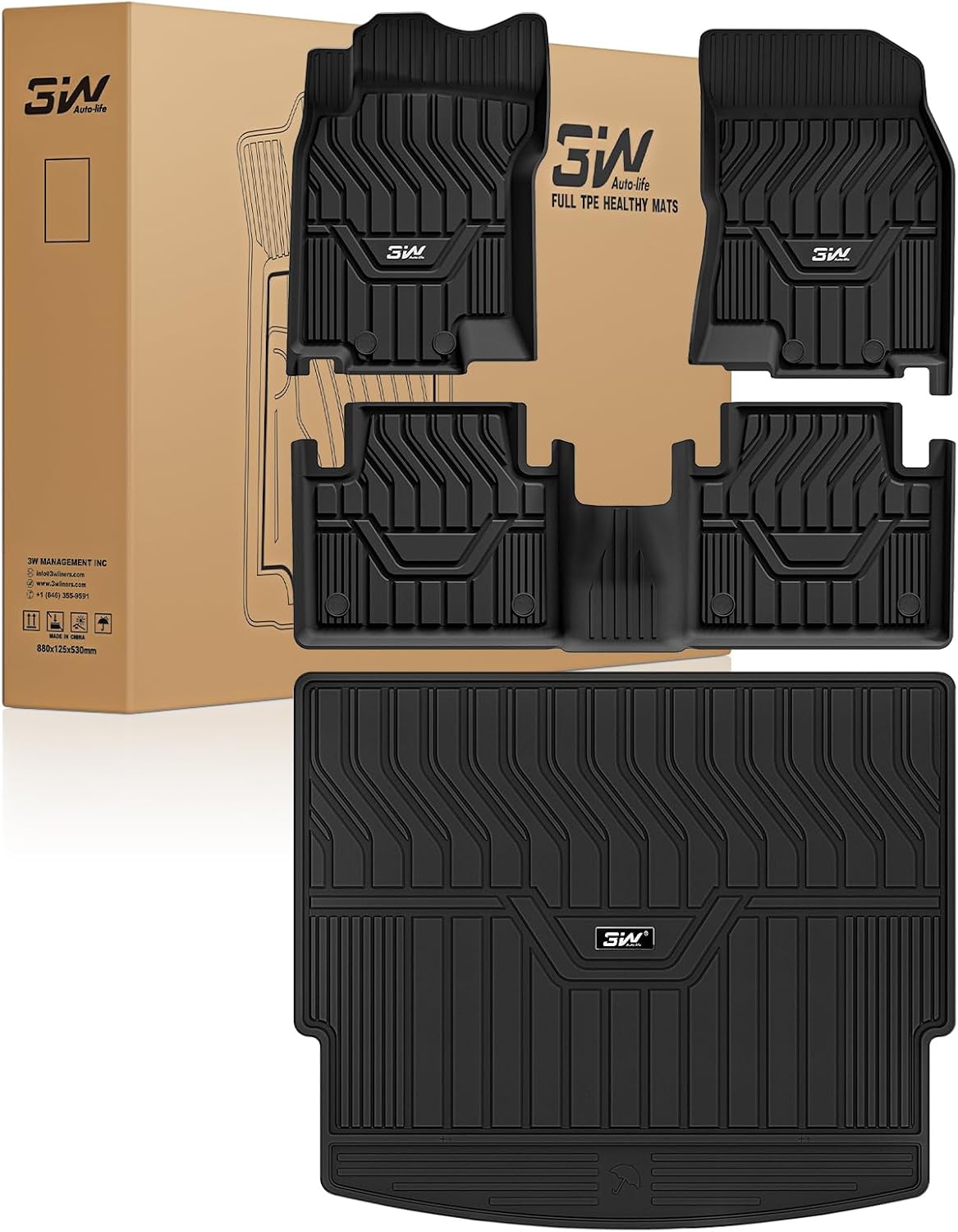 Alfombrillas carga Nissan Rogue 2021-26 TPE personalizado