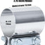 Abrazadera escape 2.75" acero inox 4 Pzas