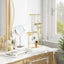 Organiz. joyas soporte collares árbol 3 niveles blanco dorado