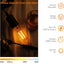 Bombillas LED E26 T10 vintage 5pulg luz vela 2200K