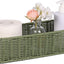 Cesta mimbre decorativa para encimera y estantes