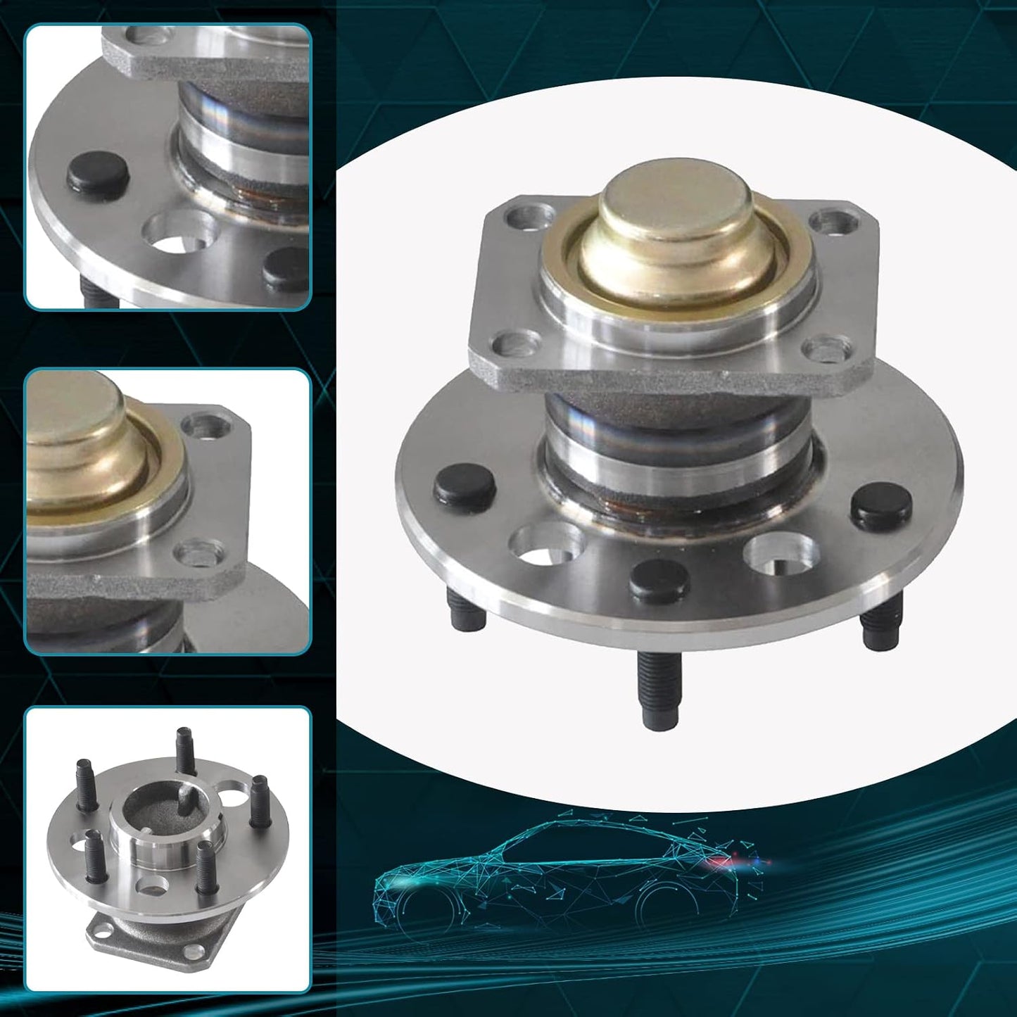 Buje rueda trasera kit cojinetes Chevy