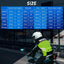 Chaleco motociclista reflectante con bolsillos
