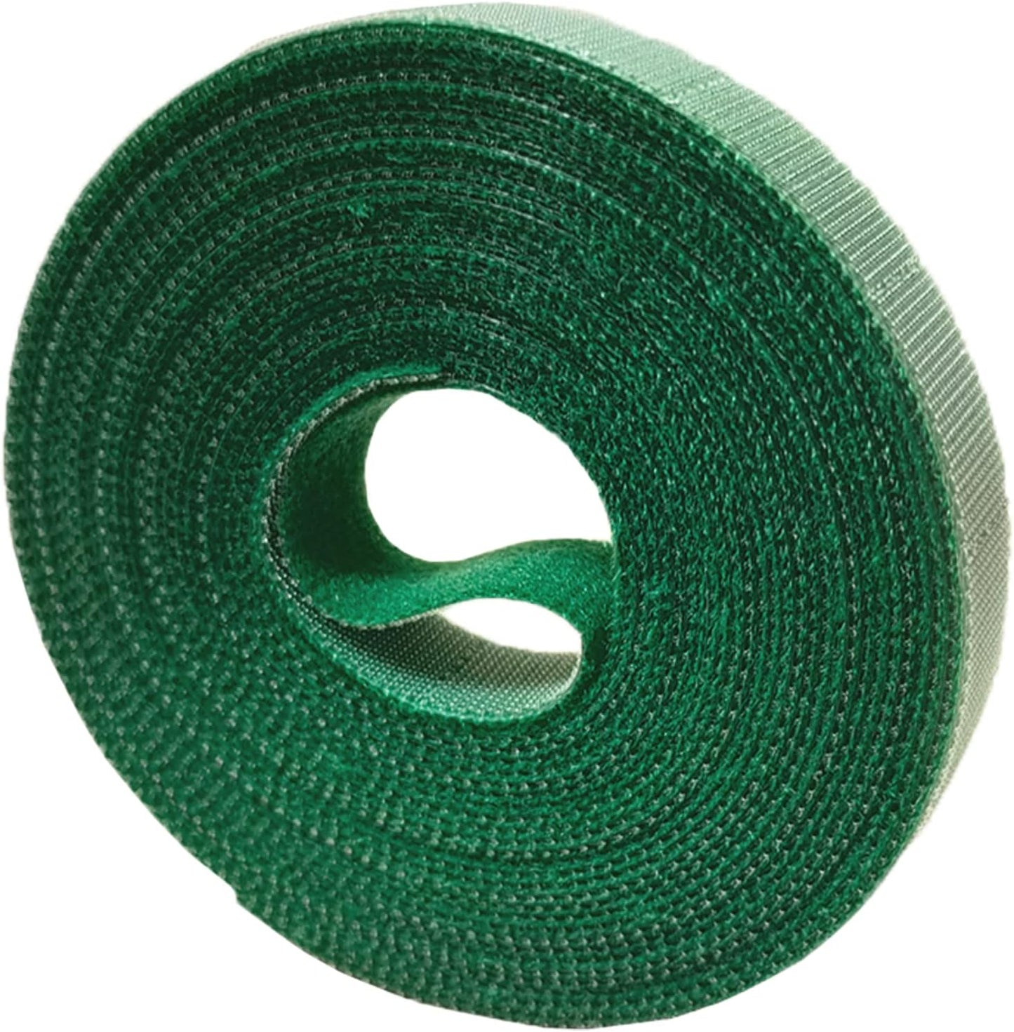 Corbata jardín correa verde resistente multiusos 16.4x0.6pulg