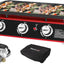 Plancha propano 3 quemadores 24pulg portátil 25500 BTU