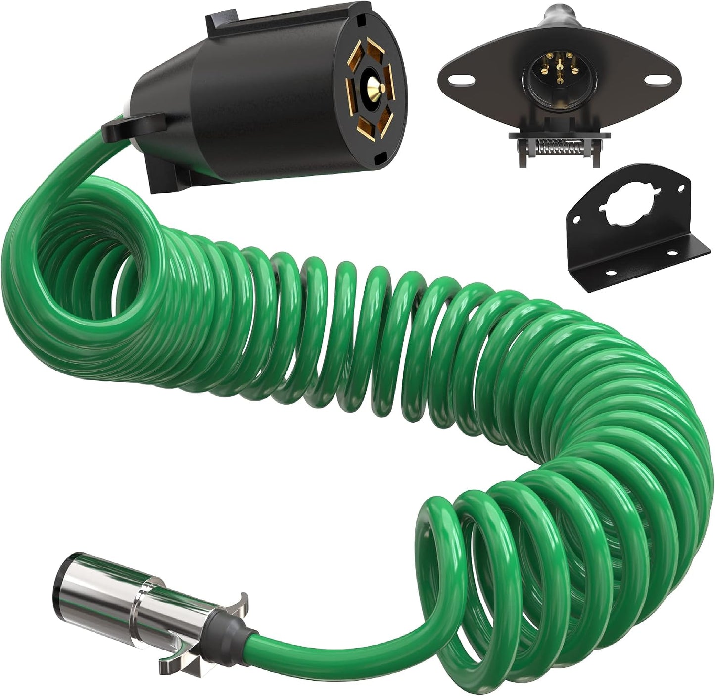 Adaptador remolque 7 a 6 pines resistente 8 pies