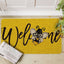 Tapete bienvenida primavera verano 17x29pulg