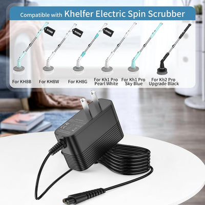 Cargador KH8 Pro 9V para Khelfer Electric Spin Scrubber