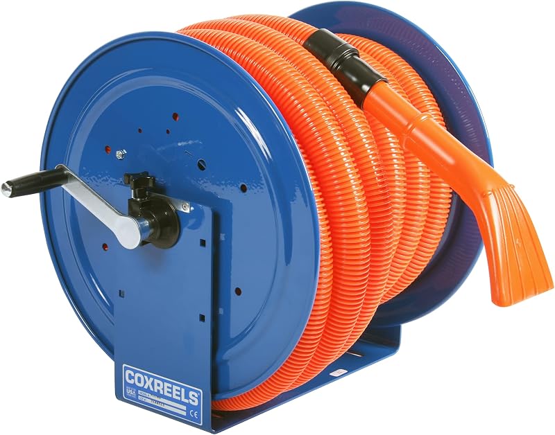 Kit carrete manguera acero 50ft para aspiradoras tienda