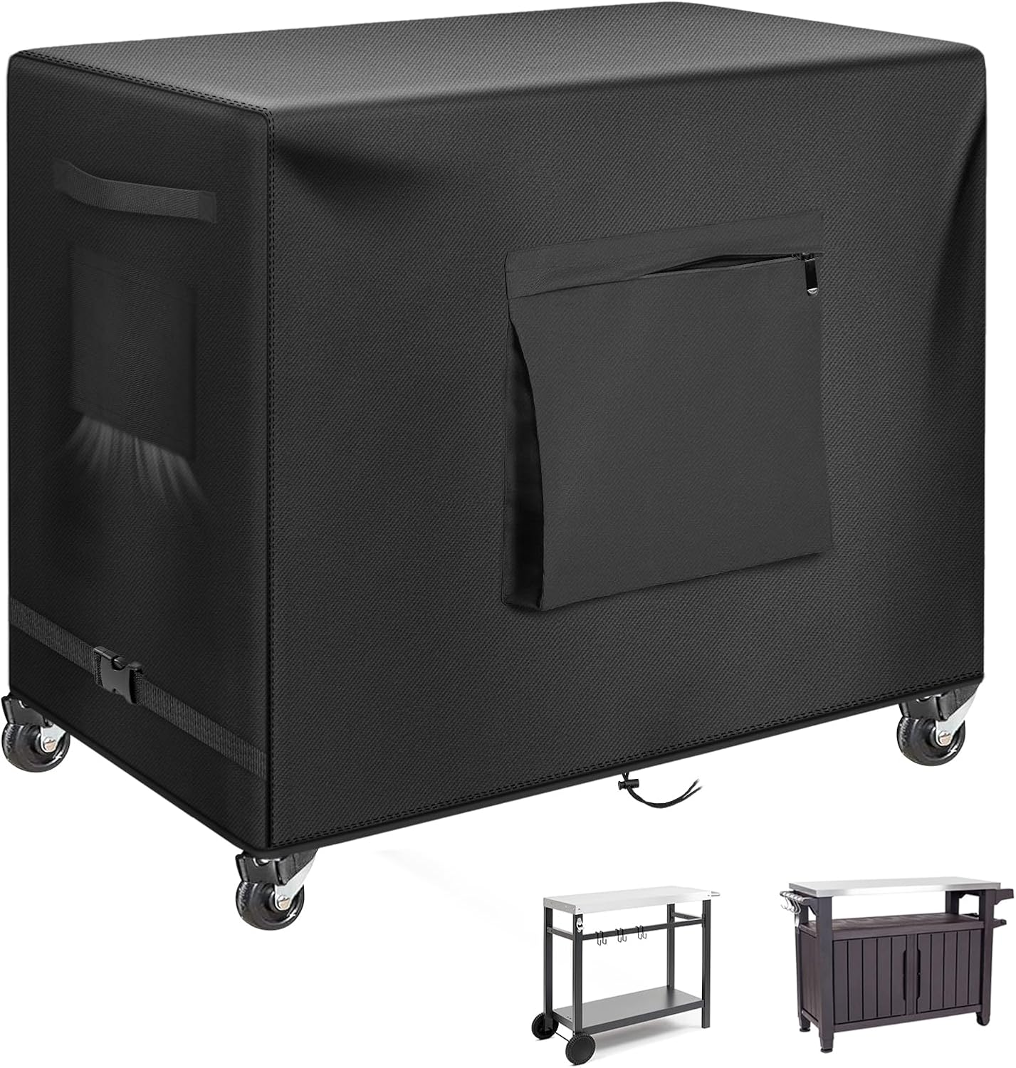 Cubierta carrito bar mesa 48" tela Oxford 600D