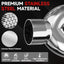 Punta escape doble 2.5" acero inox 2 pack