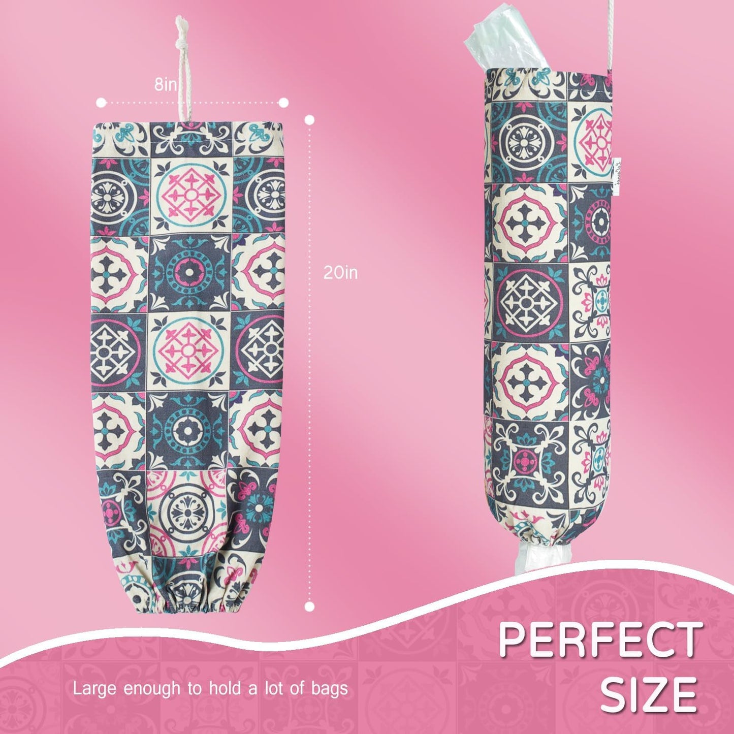 Organiz. bolsas plástico reutilizable para tienda comestibles
