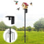 Kit poste comedero pájaros 74pulg exterior 5 puntas ajustable