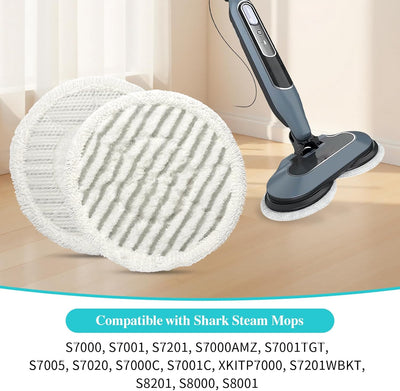8 Pzas Almohadillas Repuesto Shark S8201 Lavables Todos Pisos
