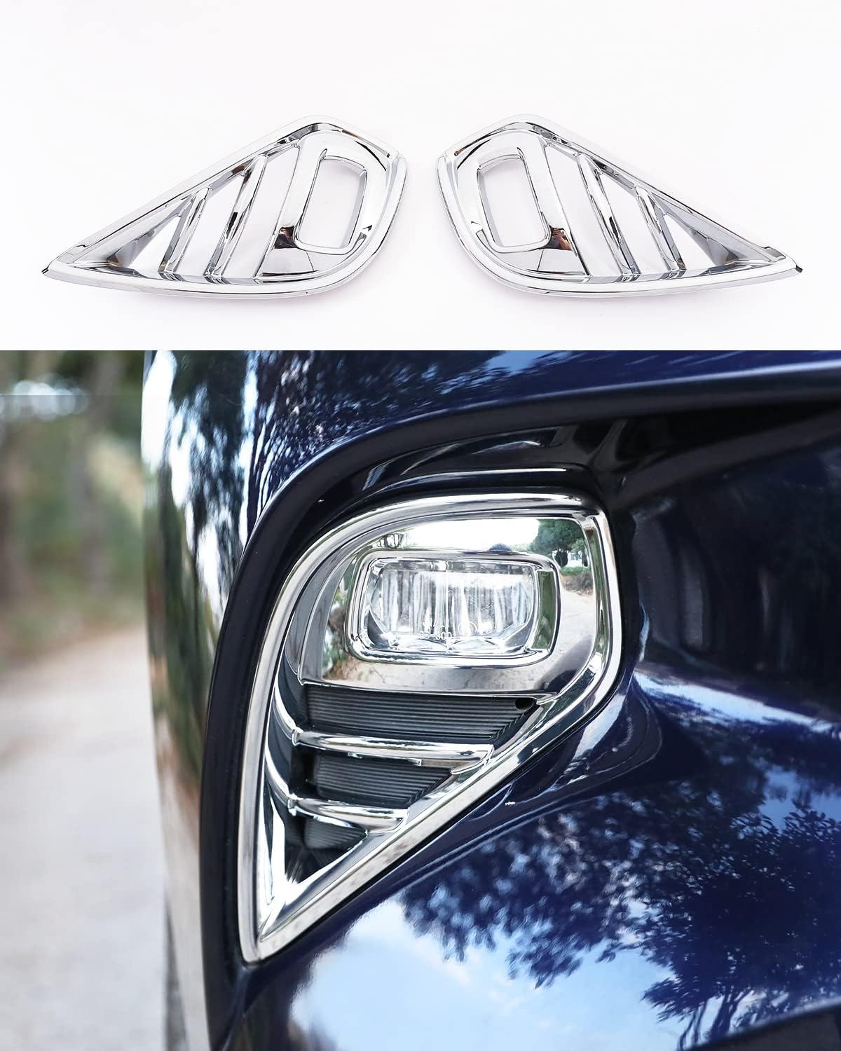 Lámpara antiniebla cromada para Toyota Highlander