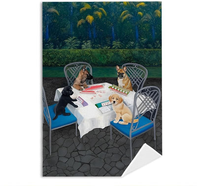 Toallas cocina decorativas Mahjong 16x24pulg