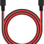 Cable extensión SAE 4.9ft 16AWG resistente para solar y batería