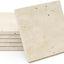 6 Pzas Posavasos Travertino Beige con Respaldo Terri