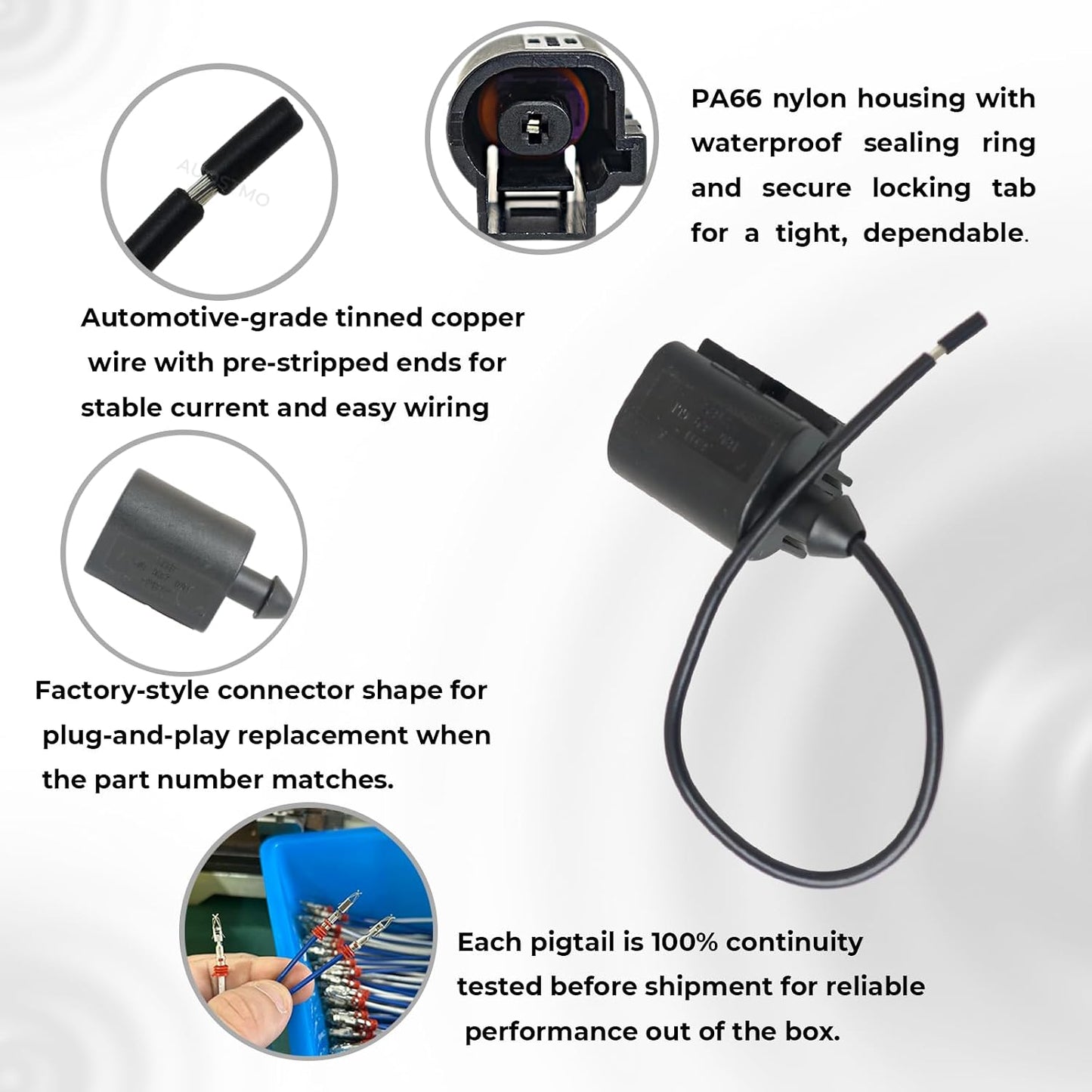 Conector sensor presión aceite VW Jetta Passat Golf Audi A3 A4