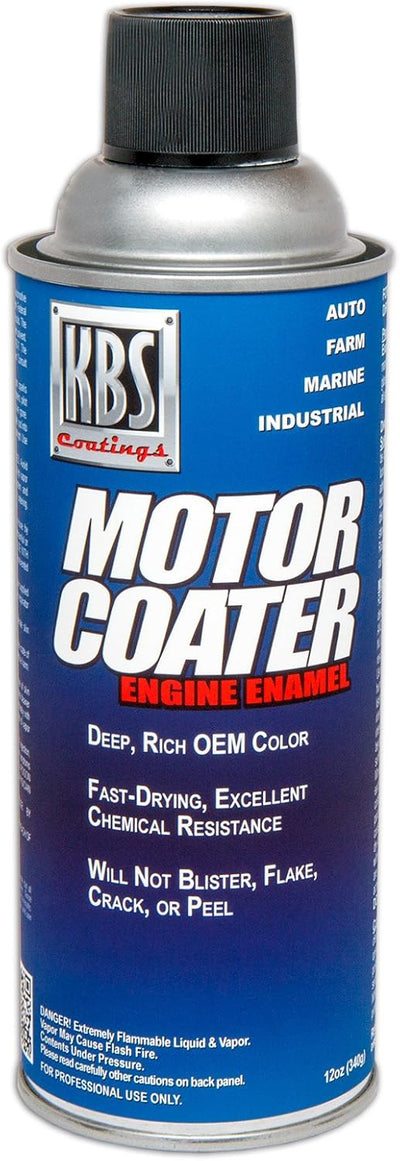 Pintura motor acabado brillante negro 12oz