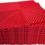 24 Baldosas Garaje 16x16pulg Antiderrap Resistentes Rojo