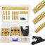 Kit accesorios aire latón unión push to connect 1/4 3/8 1/2
