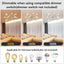 Lámpara Sputnik de 18 luces moderna para comedor