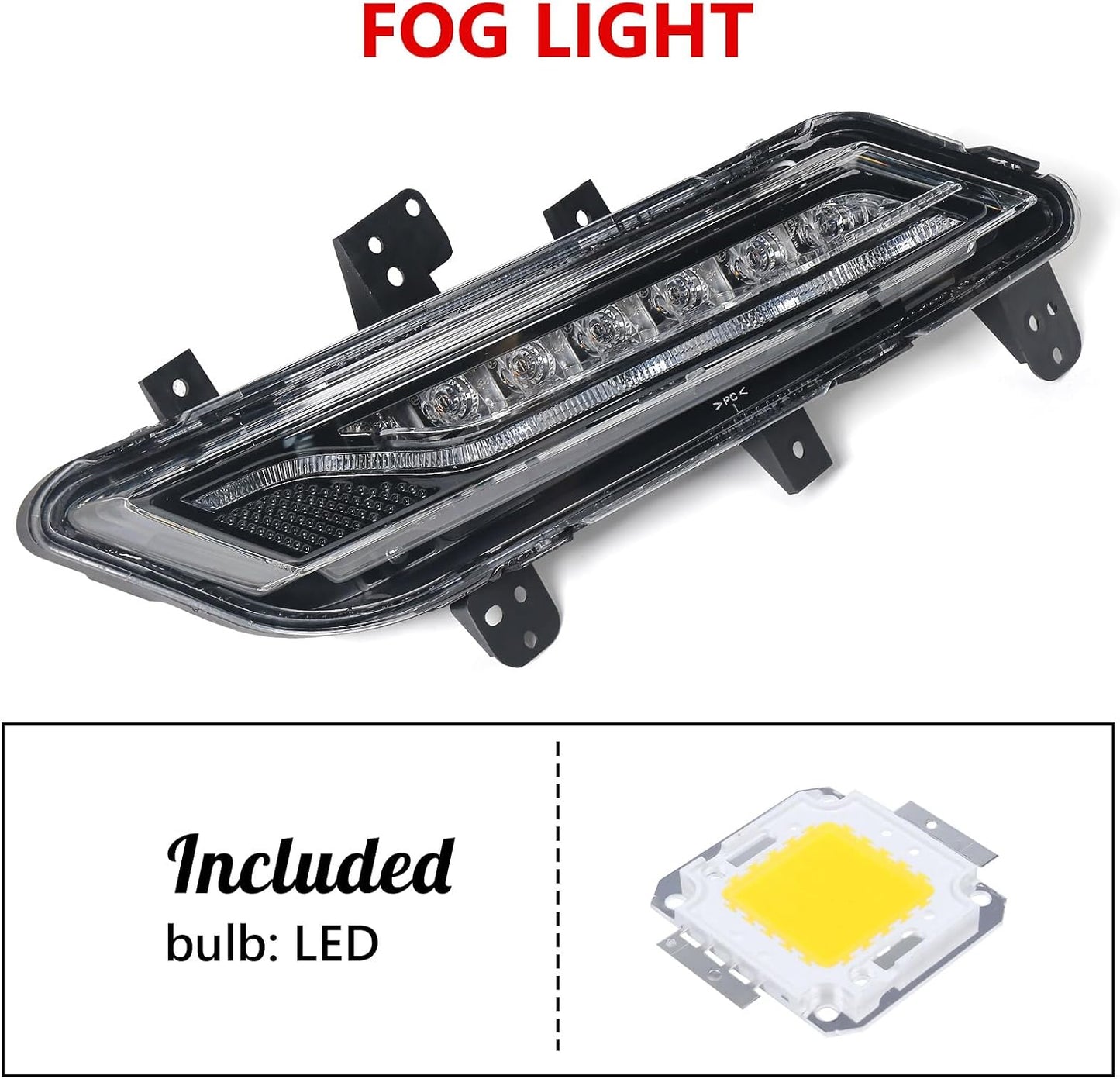 Luz antiniebla LED para Lincoln MKZ lado derecho