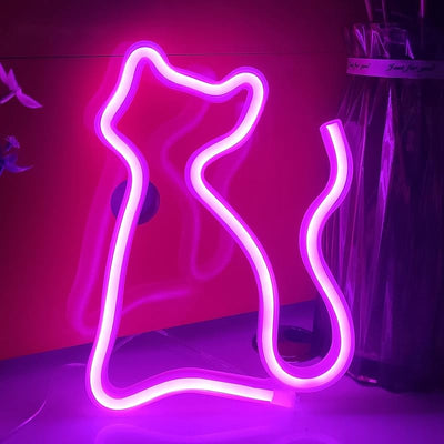 Letrero neón USB o 3 pilas AA decoración pared dormitorio niños