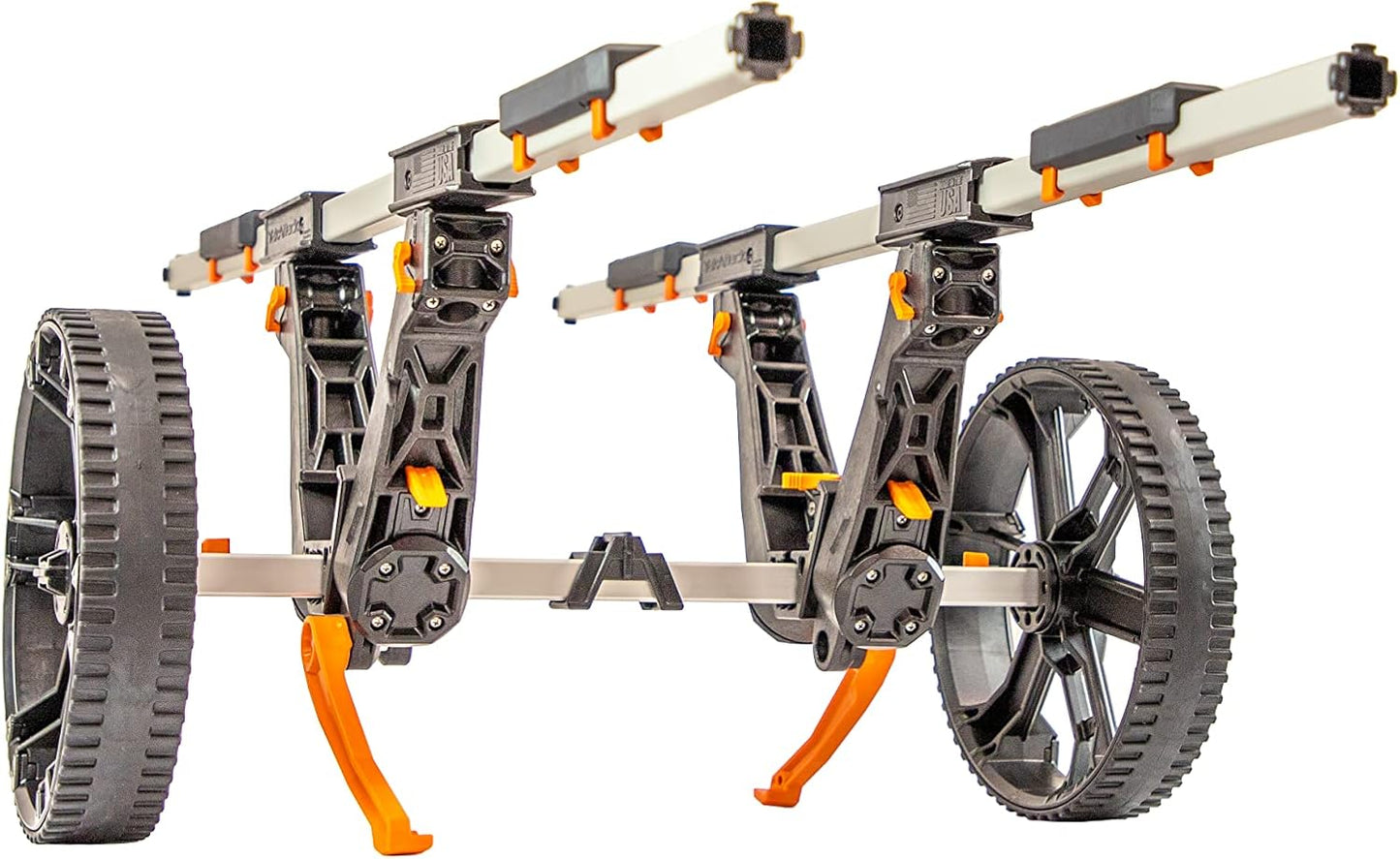 Carrito kayak ajustable con ruedas todo terreno y plegable