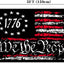 Bandera patriótica 1776-2026 para Día Caídos 3x5