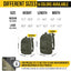 Cubierta impermeable mochila para caminar camping
