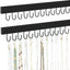 Pack 2 Organiz. Collares Madera 24 Ganchos Negro