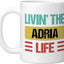 Taza Cerámica Adria Name Blanca