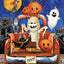 Bandera Halloween 40x28 Pulg para Decoración de Fiesta