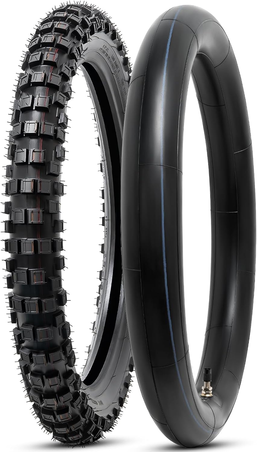 Neumático bicicleta cross 2.75-17 4PR TT 41P con tubo