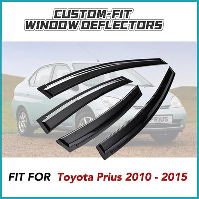 Viseras ventana Toyota Prius 4 pzas protector lluvia sol