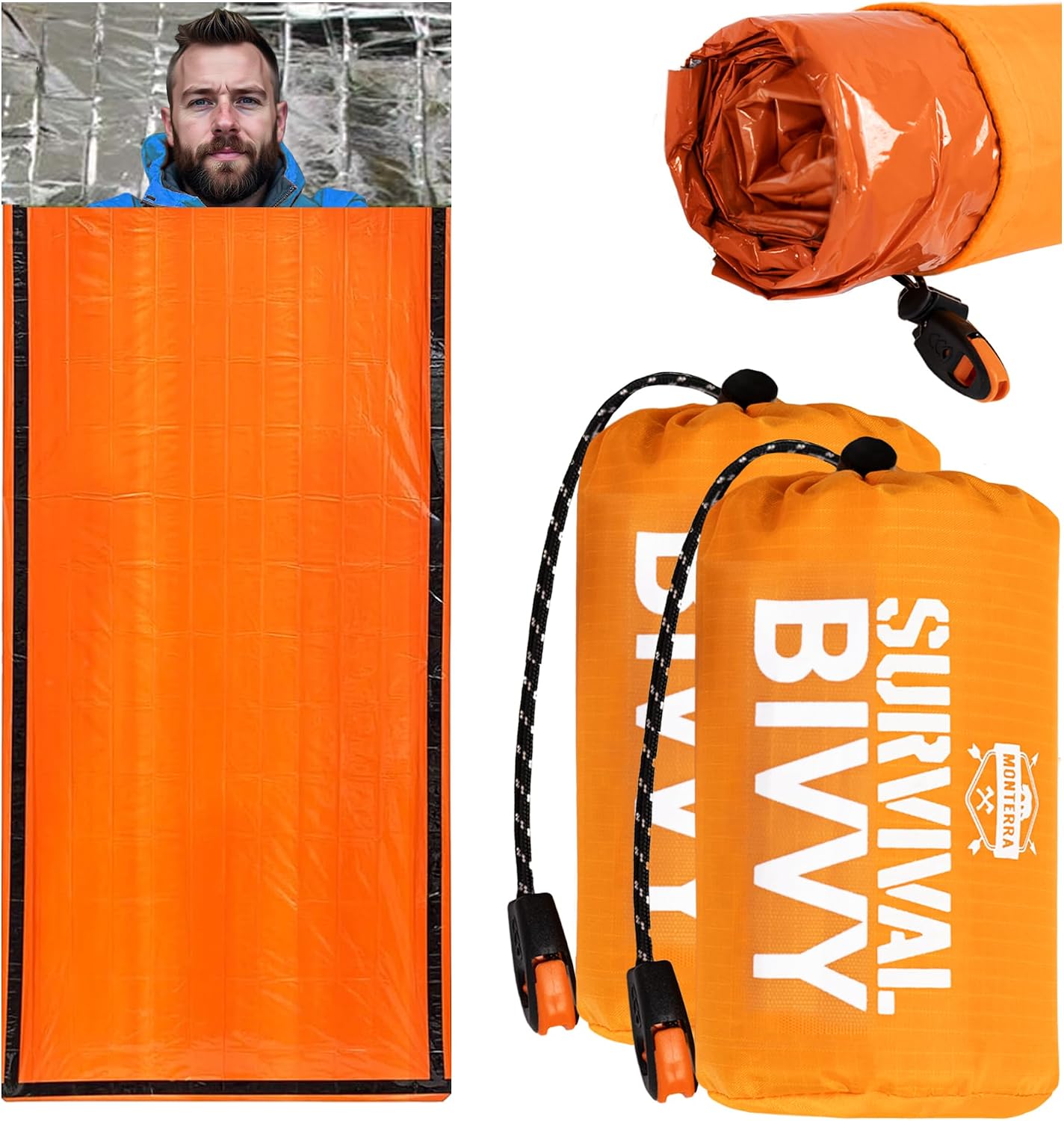 Saco de dormir bivvy para emergencias