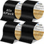 4 Rollos Cinta Vigueta Butilo 4pulg x50pies Resistente