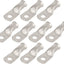 10 Pzas Lengüetas Terminal Anillo Cobre Estañado 4 AWG-1/4