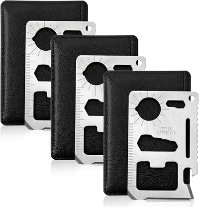 Multiherramienta 11 en 1 acero inox para tarjetas de crédito