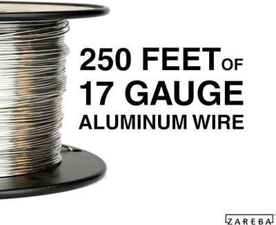 Alambre aluminio para cercado eléctrico 250ft pack 8