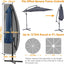Fundas sombrilla exterior 9-12ft 420D impermeable UV