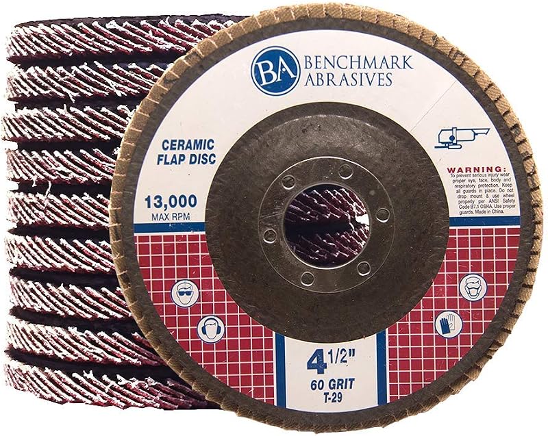 Discos cerámica 4.5x7/8 pulg para amoladora acero inox