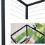 Poste barandilla acero 36pulg perforado